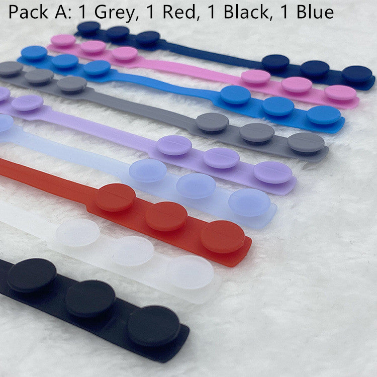 Silicone elastic cord extension strap