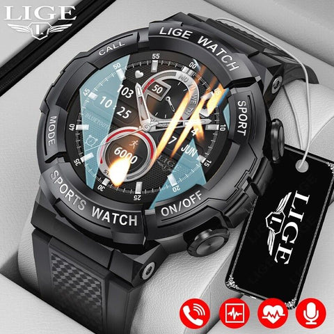 Men's Business 2023 ECG Smart watch Men Bluetooth Call Waterproof Smart Watch