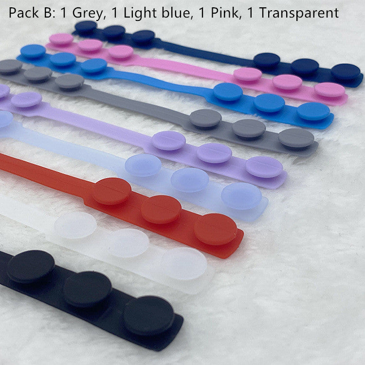 Silicone elastic cord extension strap