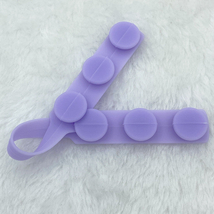 Silicone elastic cord extension strap