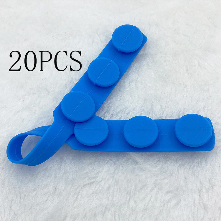 Silicone elastic cord extension strap