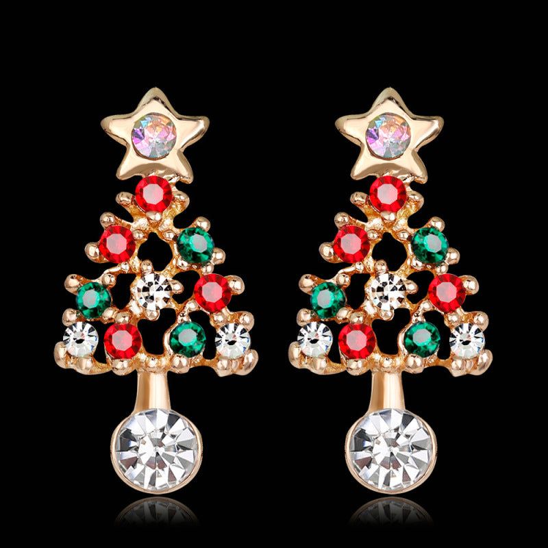 Christmas earrings jewelry