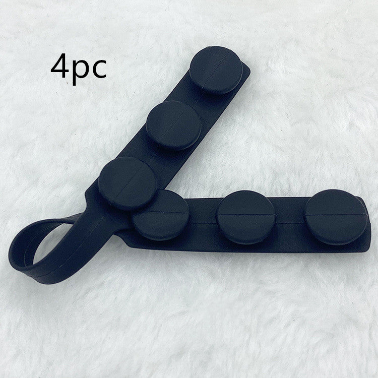 Silicone elastic cord extension strap