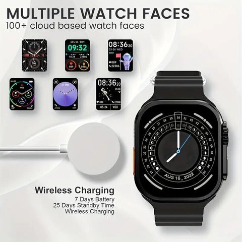 2023 Smart Watch For Men/Women Waterproof Smartwatch Bluetooth iPhone Samsung