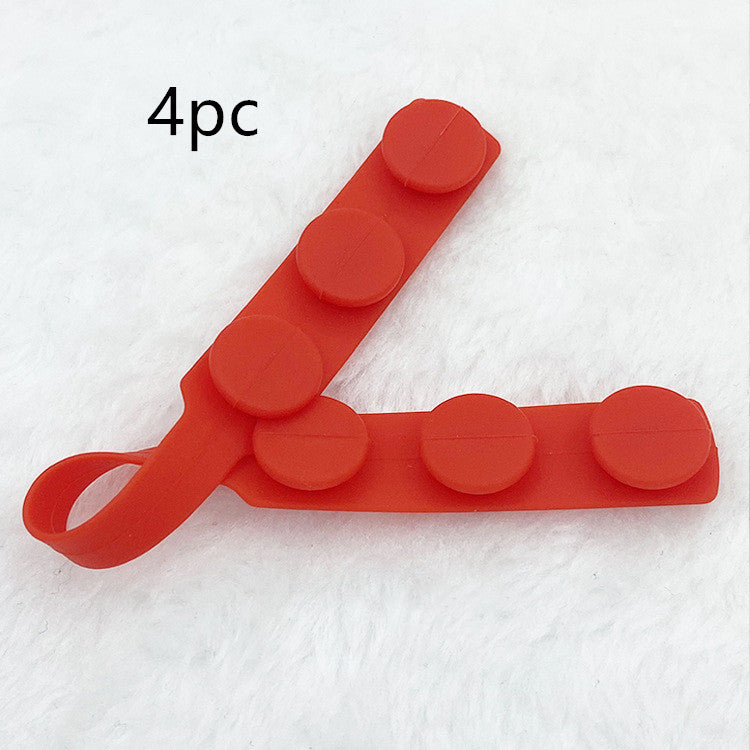 Silicone elastic cord extension strap