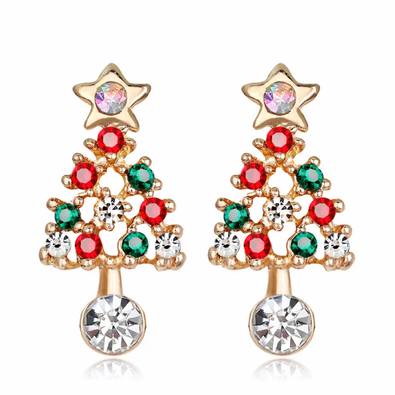 Christmas earrings jewelry