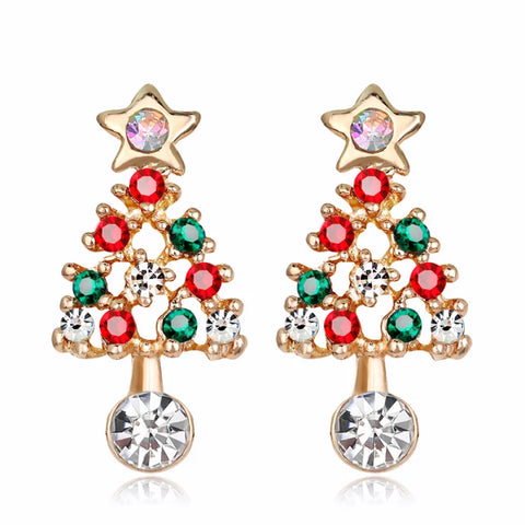 Christmas earrings jewelry