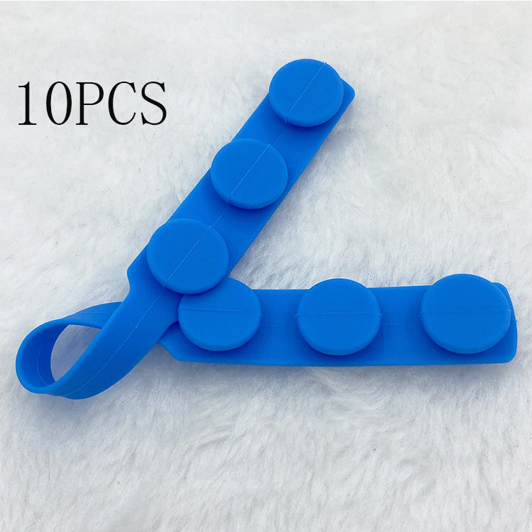 Silicone elastic cord extension strap