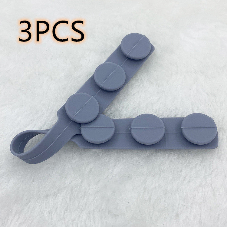 Silicone elastic cord extension strap