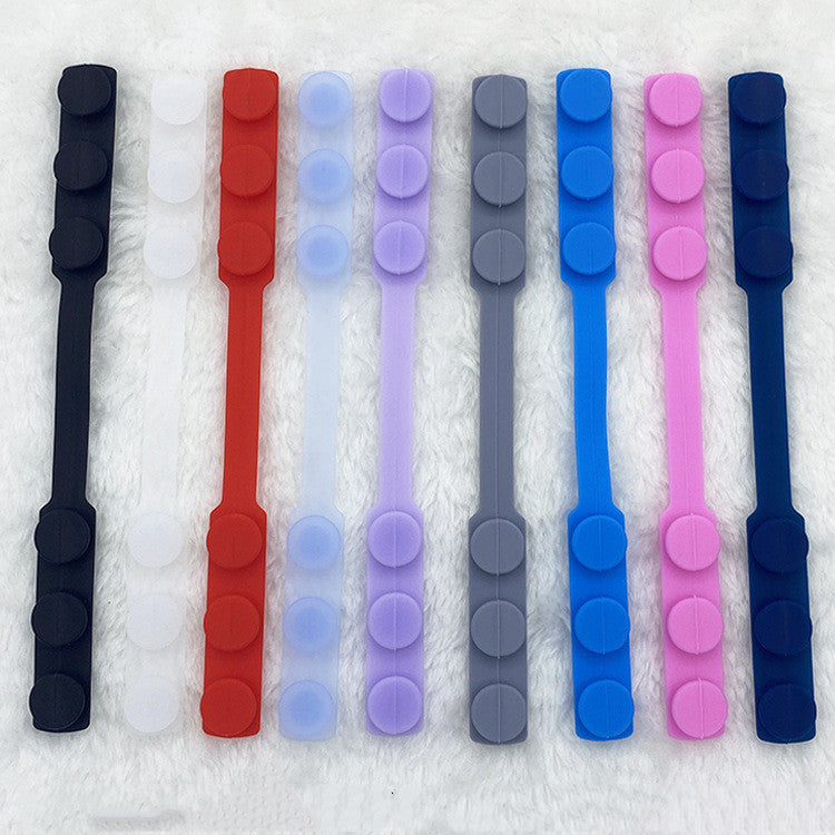 Silicone elastic cord extension strap