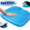 Non Slip Egg Sitter Gel Seat Cushion Soft Sitting Support Pad Cushion For Car And Office Chair Seat Pads Breathable Honeycomb Bike Seat Foam